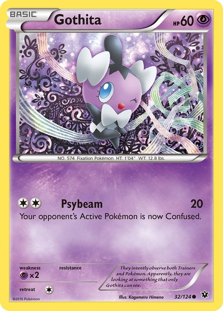Image for Gothita (32/124) [XY - Fates Collide] - Pokemon