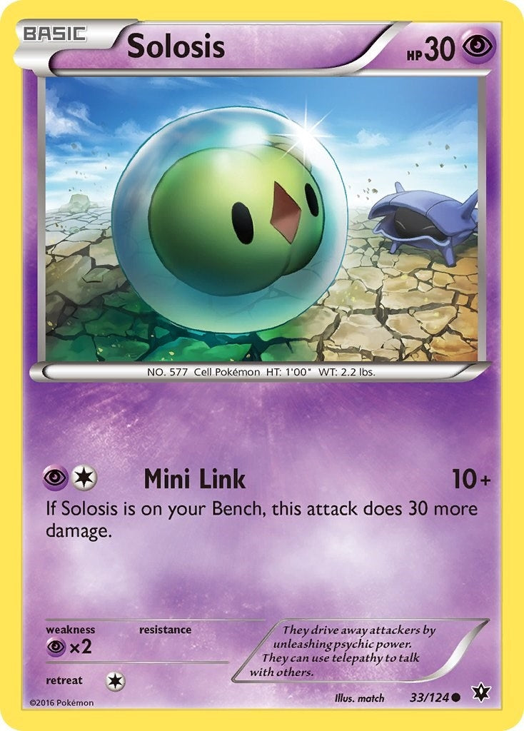 Image for Solosis (33/124) [XY - Fates Collide] - Pokemon