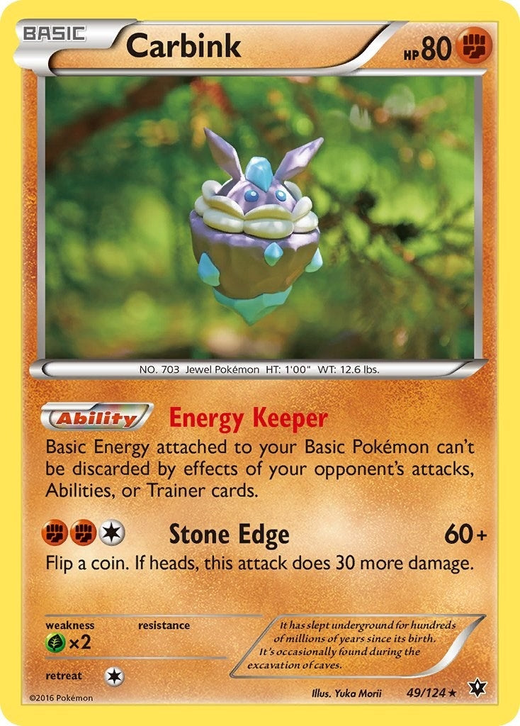 Image for Carbink (49) (49/124) [XY - Fates Collide] - Pokemon