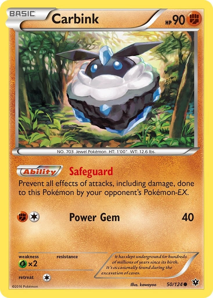 Image for Carbink (50) (50/124) [XY - Fates Collide] - Pokemon