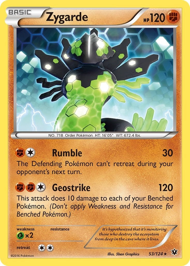 Image for Zygarde (53) (53/124) [XY - Fates Collide] - Pokemon