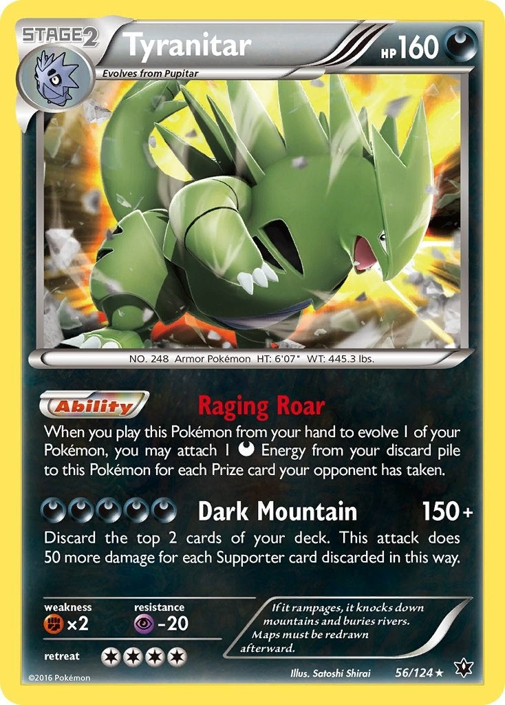 Image for Tyranitar (56/124) [XY - Fates Collide] - Pokemon