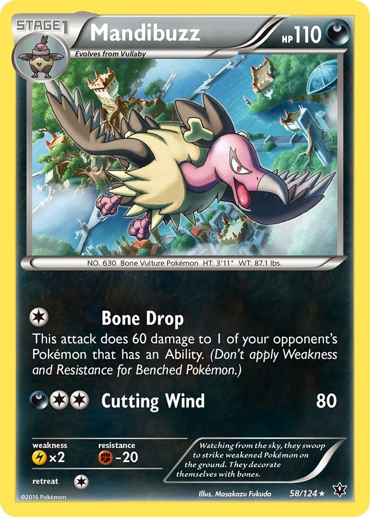 Image for Mandibuzz (58/124) [XY - Fates Collide] - Pokemon