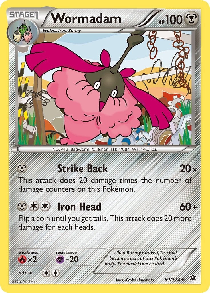 Image for Wormadam (59) (59/124) [XY - Fates Collide] - Pokemon