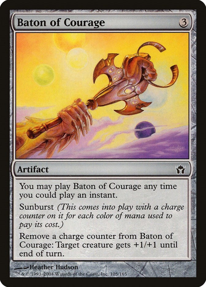 Image for Baton of Courage (105) [Fifth Dawn] - Magic: The Gathering