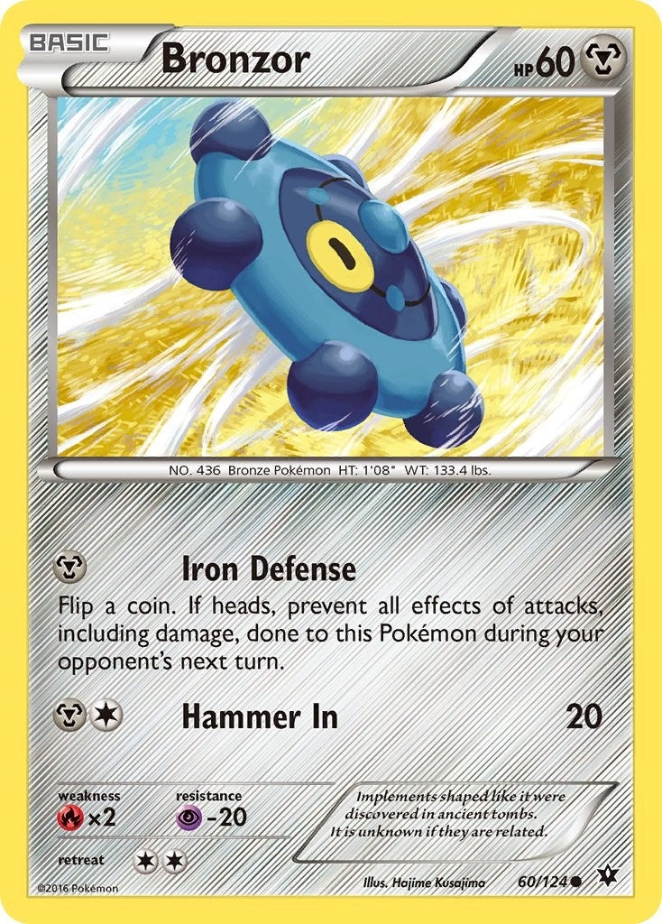 Image for Bronzor (60/124) [XY - Fates Collide] - Pokemon