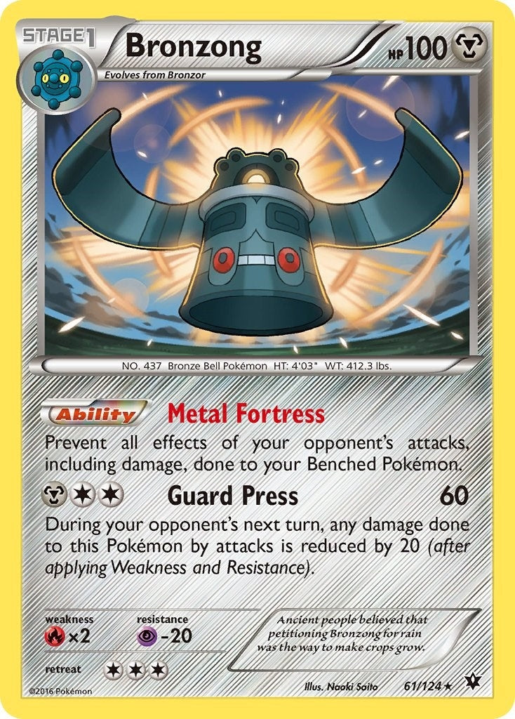 Image for Bronzong (61/124) [XY - Fates Collide] - Pokemon