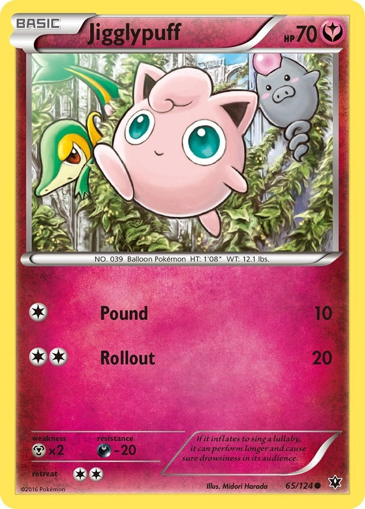 Image for Jigglypuff (65/124) [XY - Fates Collide] - Pokemon