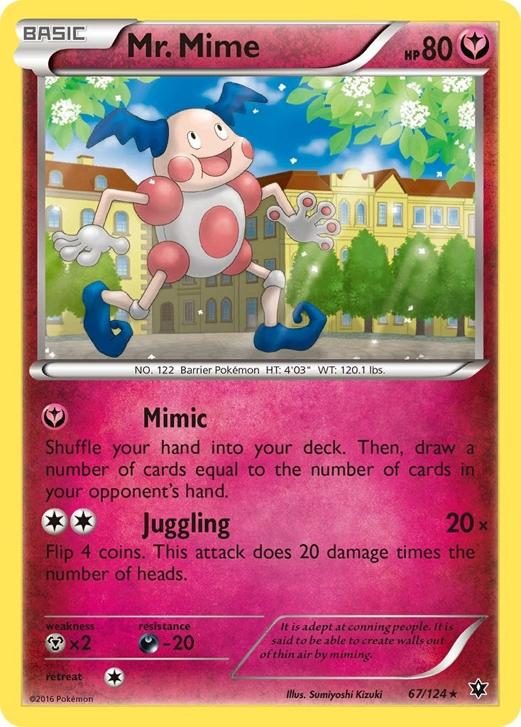 Image for Mr. Mime (67/124) [XY - Fates Collide] - Pokemon
