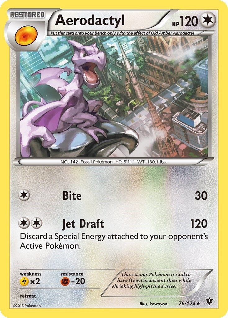 Image for Aerodactyl (76/124) [XY - Fates Collide] - Pokemon
