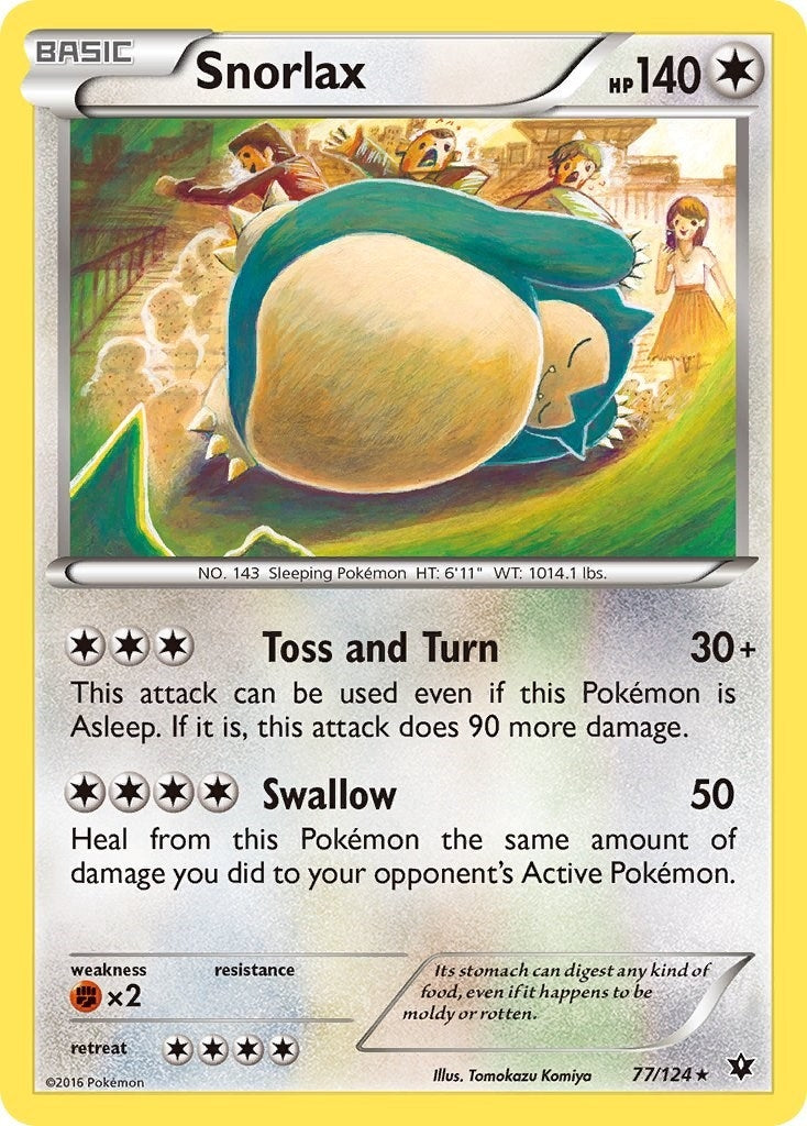 Image for Snorlax (77/124) [XY - Fates Collide] - Pokemon