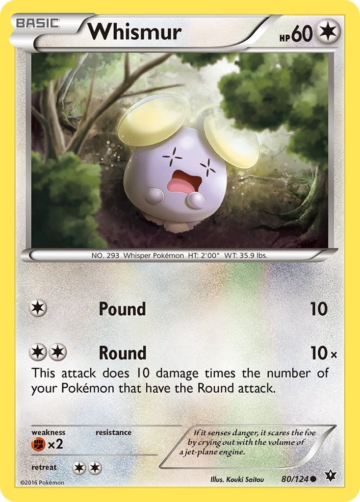 Image for Whismur (80/124) [XY - Fates Collide] - Pokemon