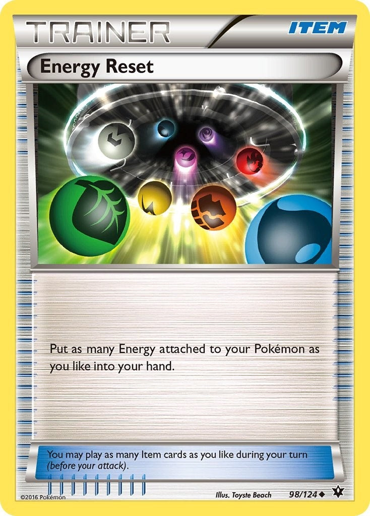 Image for Energy Reset (98/124) [XY - Fates Collide] - Pokemon
