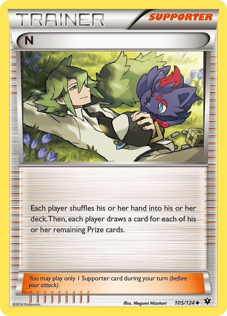 Image for N (Supporter) (105/124) [XY - Fates Collide] - Pokemon