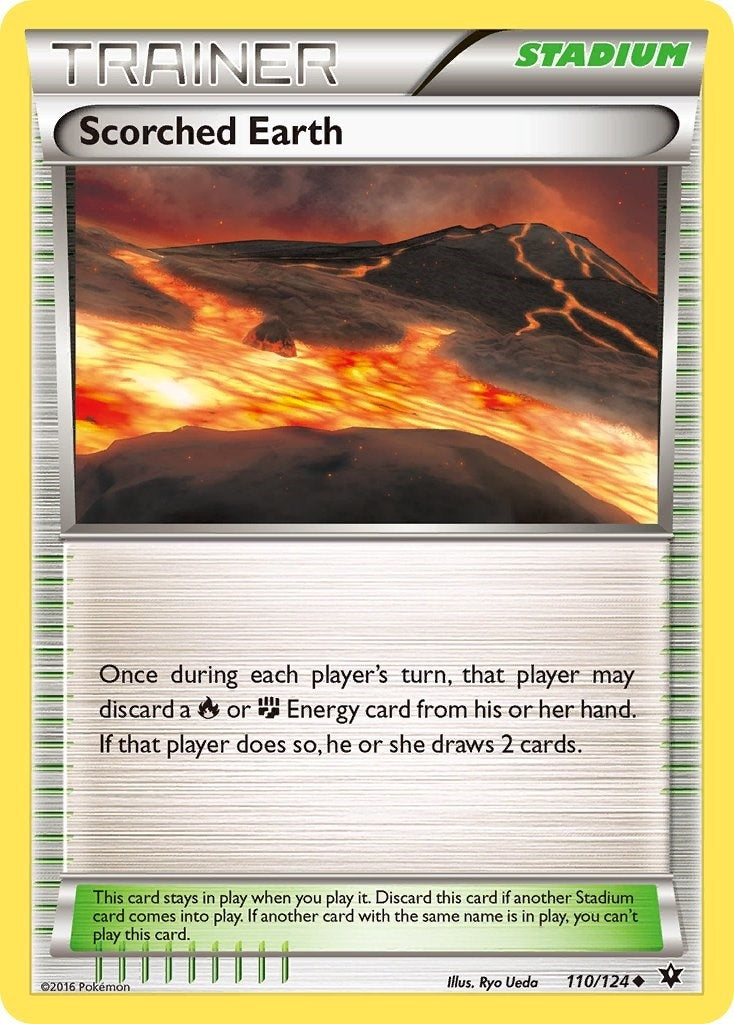 Image for Scorched Earth (110/124) [XY - Fates Collide] - Pokemon
