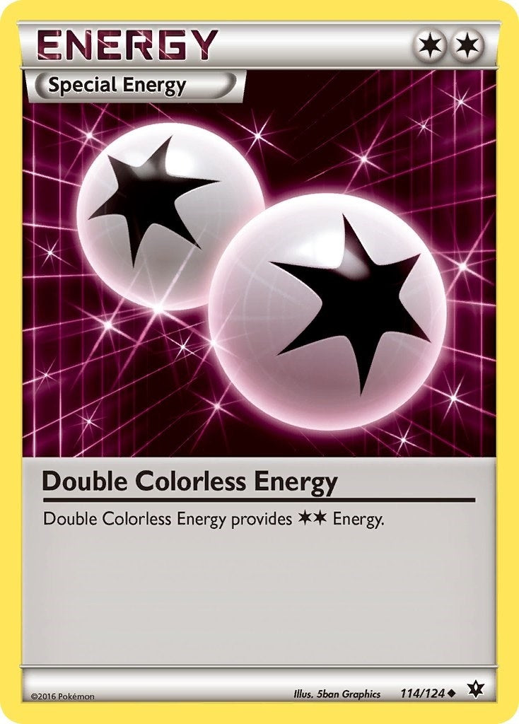 Image for Double Colorless Energy (114/124) [XY - Fates Collide] - Pokemon