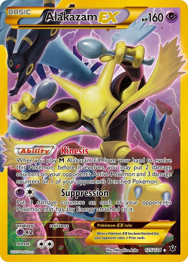 Image for Alakazam EX (Secret) (125/124) [XY - Fates Collide] - Pokemon