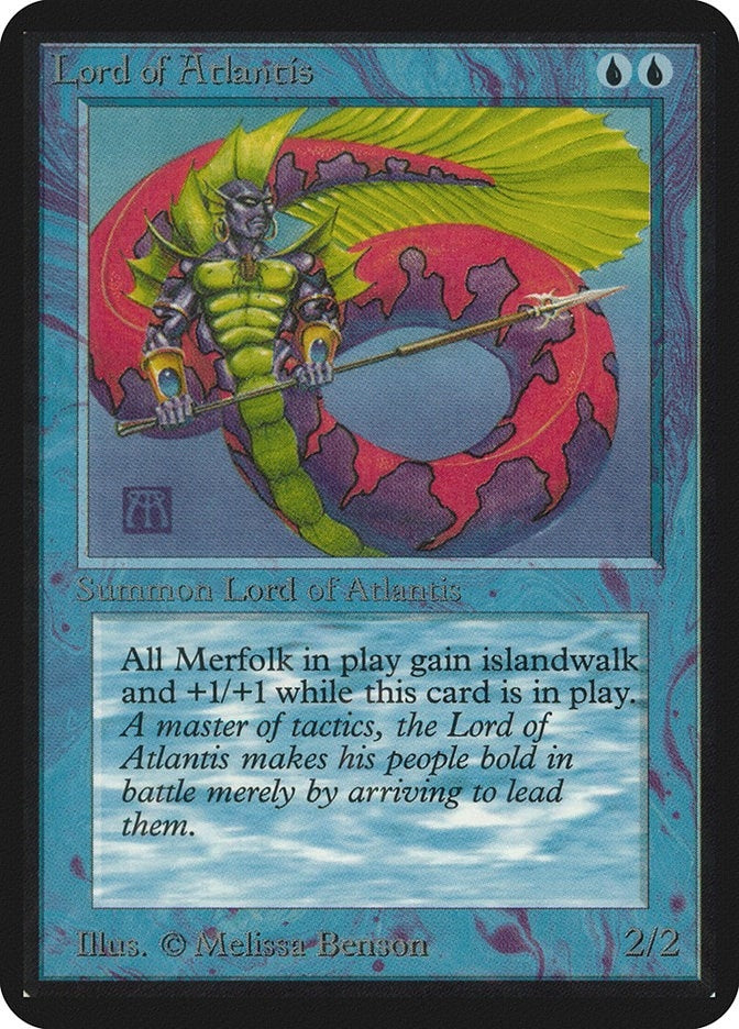 Image for Lord of Atlantis [Alpha Edition] - Magic: The Gathering