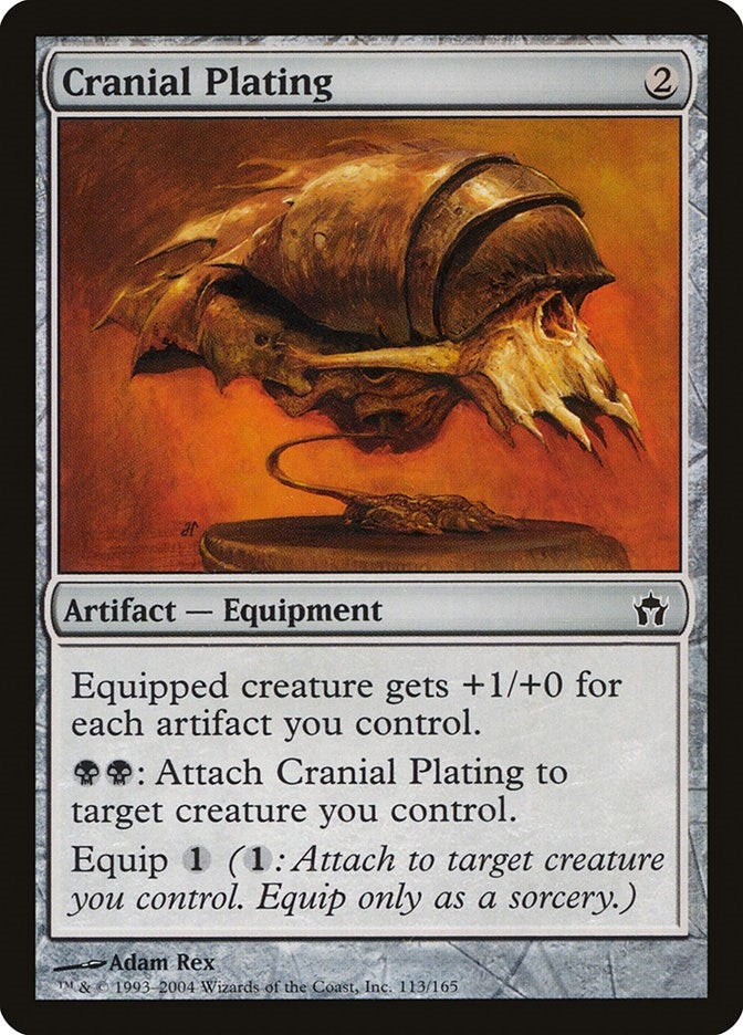 Image for Cranial Plating (113) [Fifth Dawn] - Magic: The Gathering