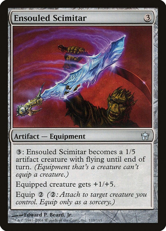 Image for Ensouled Scimitar (119) [Fifth Dawn] - Magic: The Gathering