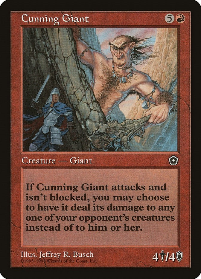Image for Cunning Giant [Portal Second Age] - Magic: The Gathering