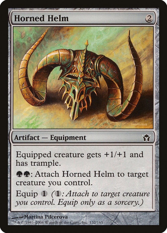 Image for Horned Helm (132) [Fifth Dawn] - Magic: The Gathering