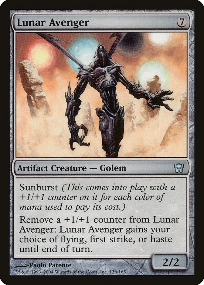 Image for Lunar Avenger (136) [Fifth Dawn] - Magic: The Gathering