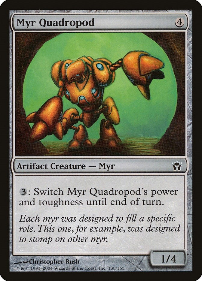 Image for Myr Quadropod (138) [Fifth Dawn] - Magic: The Gathering