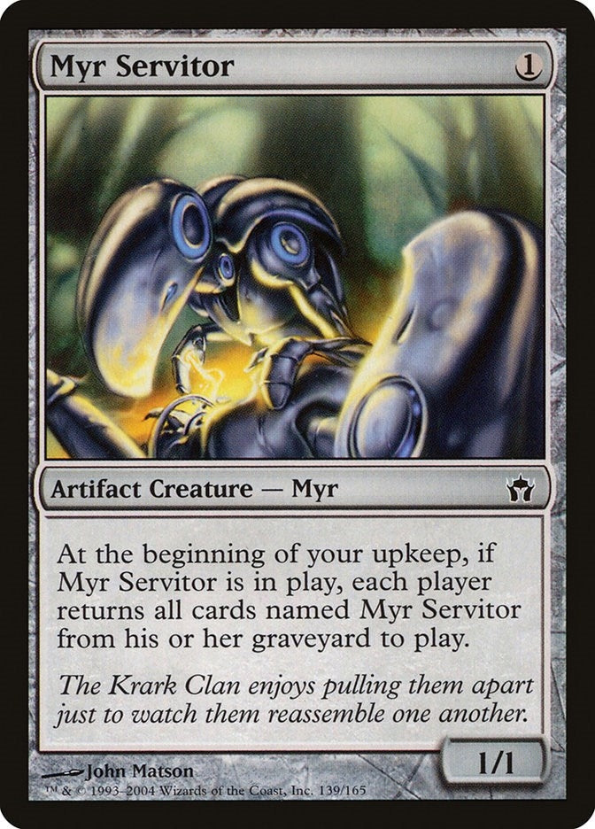 Image for Myr Servitor (139) [Fifth Dawn] - Magic: The Gathering