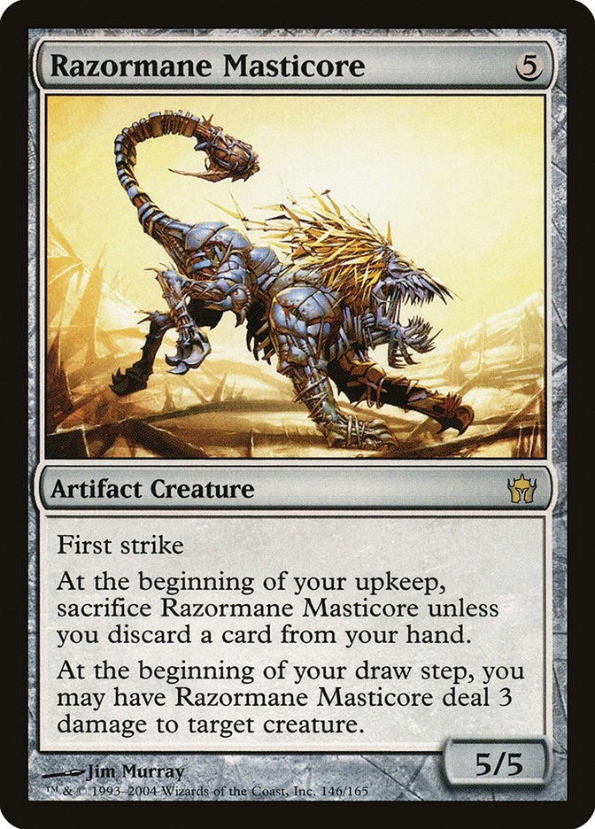 Image for Razormane Masticore (146) [Fifth Dawn] - Magic: The Gathering