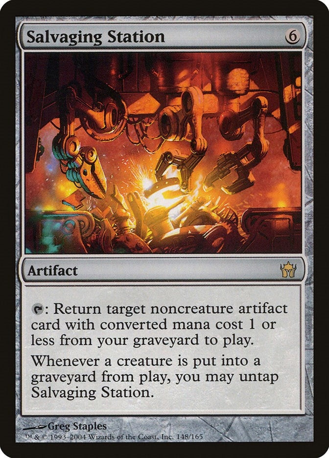 Image for Salvaging Station (148) [Fifth Dawn] - Magic: The Gathering