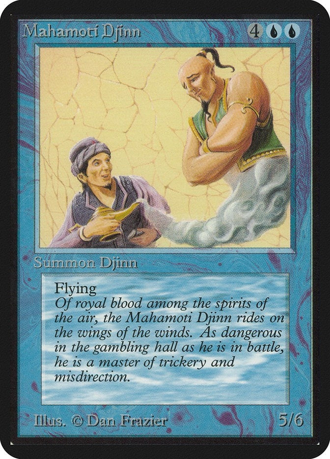 Image for Mahamoti Djinn [Alpha Edition] - Magic: The Gathering