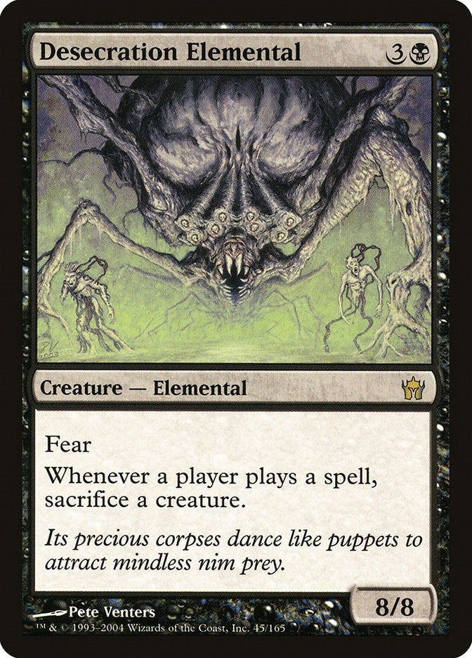 Image for Desecration Elemental (45) [Fifth Dawn] - Magic: The Gathering