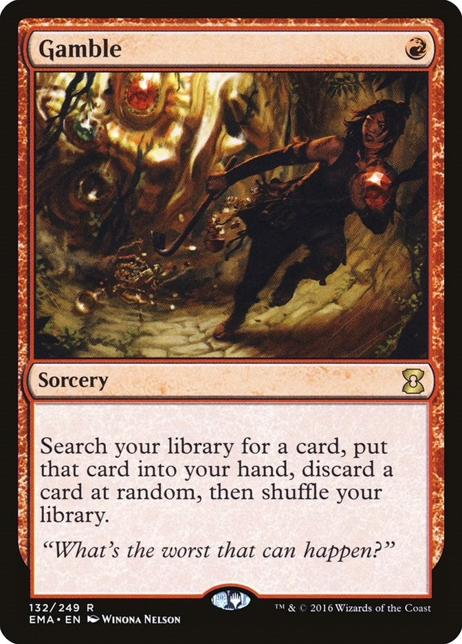 Image for Gamble (132) [Eternal Masters] - Magic: The Gathering