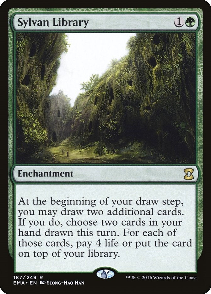 Image for Sylvan Library (187) [Eternal Masters] - Magic: The Gathering