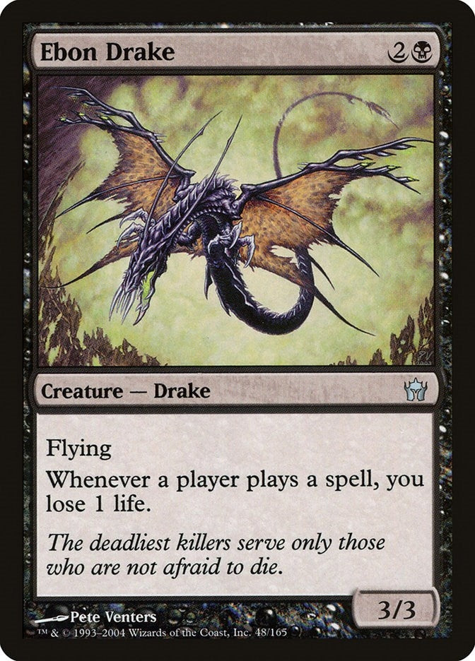 Image for Ebon Drake (48) [Fifth Dawn] - Magic: The Gathering