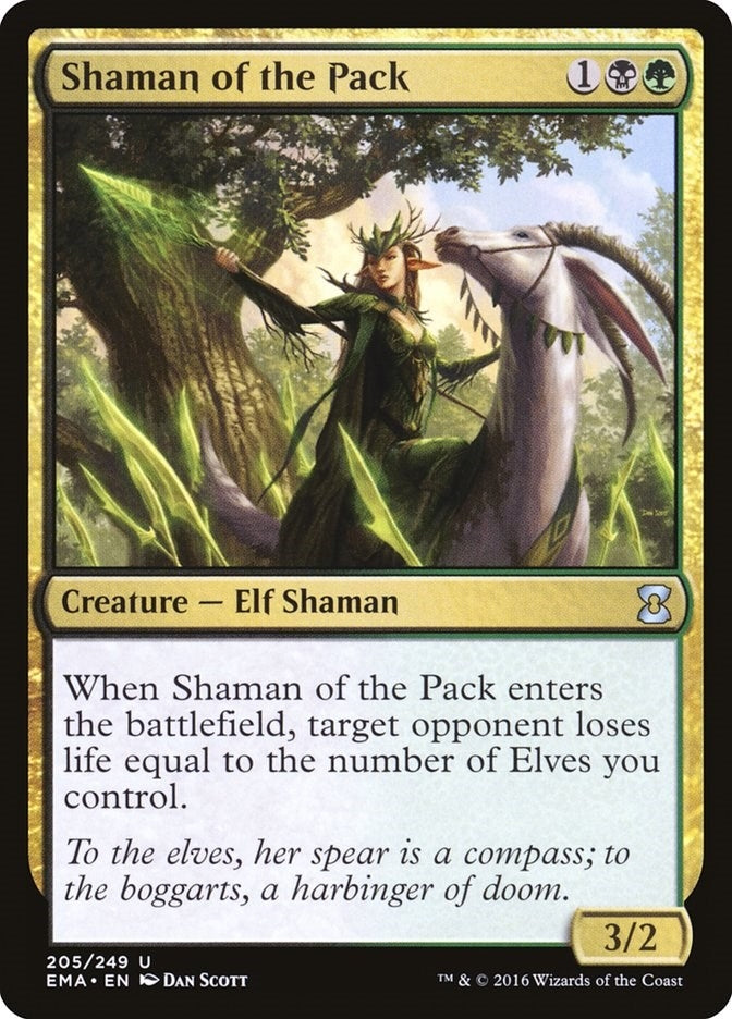 Image for Shaman of the Pack (205) [Eternal Masters] - Magic: The Gathering