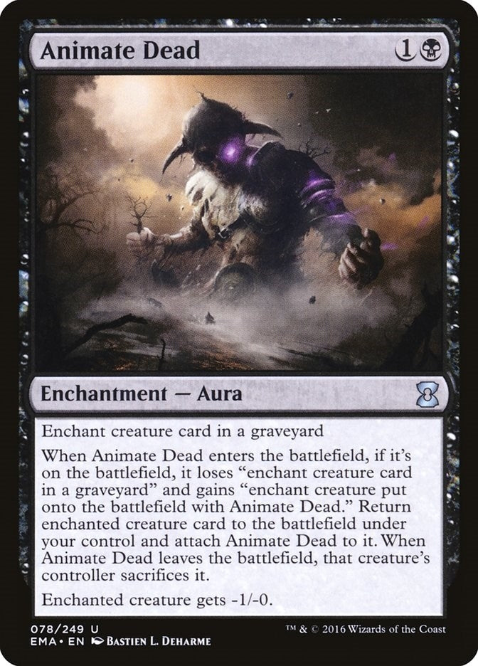 Image for Animate Dead (78) [Eternal Masters] - Magic: The Gathering