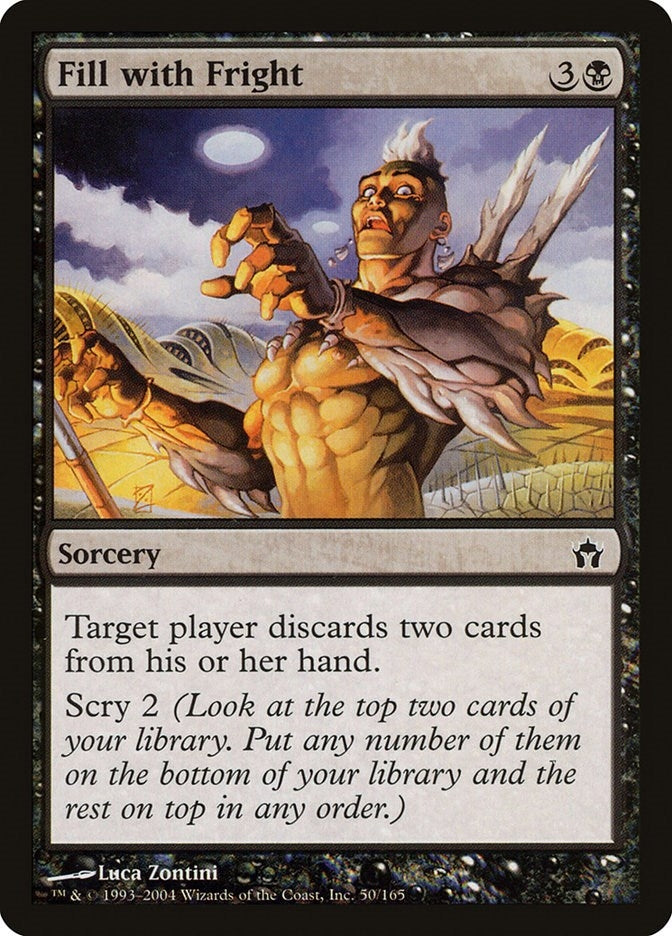 Image for Fill with Fright (50) [Fifth Dawn] - Magic: The Gathering