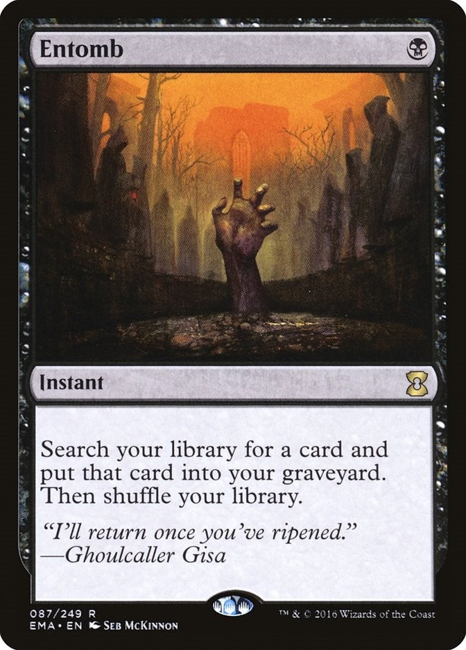 Image for Entomb (87) [Eternal Masters] - Magic: The Gathering