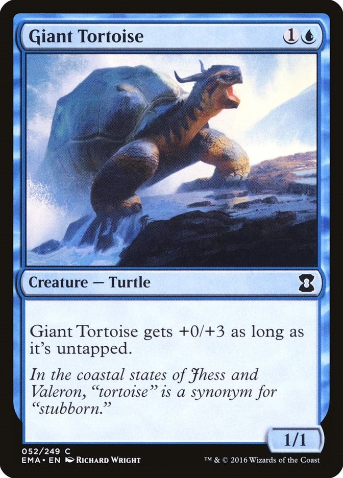 Image for Giant Tortoise (52) [Eternal Masters] - Magic: The Gathering