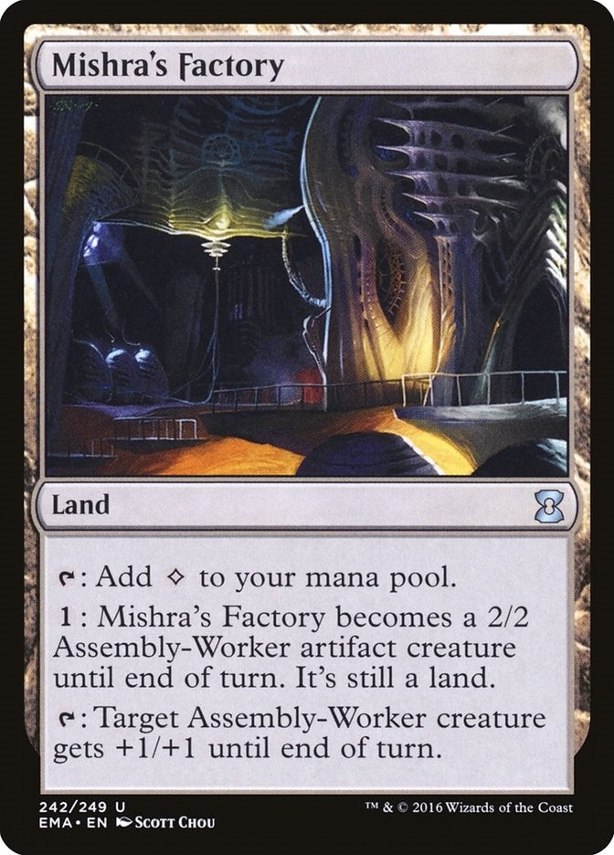 Image for Mishra's Factory (242) [Eternal Masters] - Magic: The Gathering