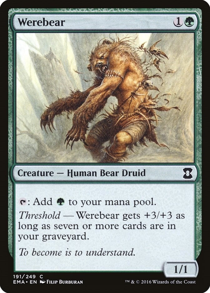 Image for Werebear (191) [Eternal Masters] - Magic: The Gathering