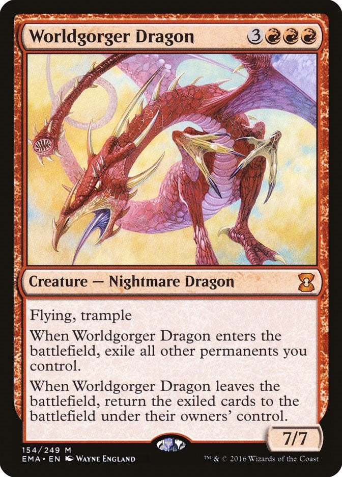 Image for Worldgorger Dragon (154) [Eternal Masters] - Magic: The Gathering