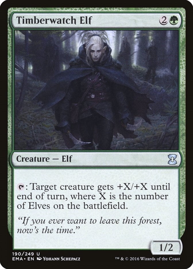 Image for Timberwatch Elf (190) [Eternal Masters] - Magic: The Gathering