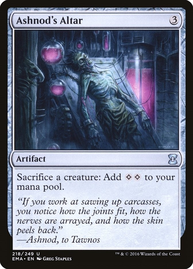 Image for Ashnod's Altar (218) [Eternal Masters] - Magic: The Gathering