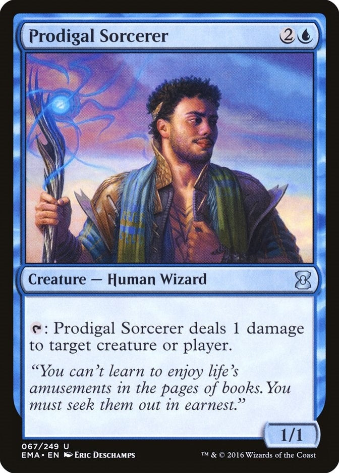 Image for Prodigal Sorcerer (67) [Eternal Masters] - Magic: The Gathering