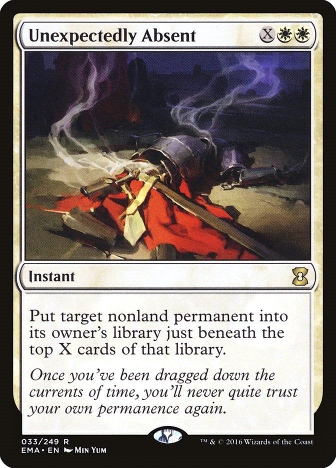 Image for Unexpectedly Absent (33) [Eternal Masters] - Magic: The Gathering