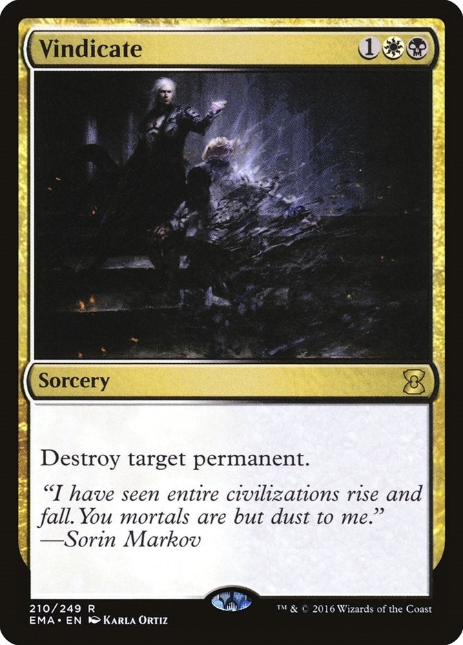 Image for Vindicate (210) [Eternal Masters] - Magic: The Gathering