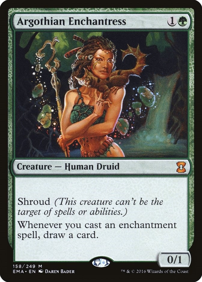 Image for Argothian Enchantress (158) [Eternal Masters] - Magic: The Gathering
